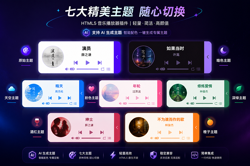 芒果音乐播放器展示